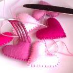 Wedding Hearts Decorations - Pink Shades - Set Of..