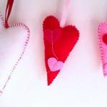 Home Hearts Decoration - Set Of 3 - Flying Hearts..