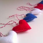 Independence Day Decorations - Patriotic Hearts,..